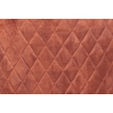 thumbnail of Esszimmerstuhl Drehstuhl 180 Grad mit Armlehnen Samtbezug Braun Rautenmuster klein SAMOS