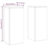 thumbnail of vidaXL Pflanzenständer 2 pcs Silber 24 x 24 x 55 cm Edelstahl