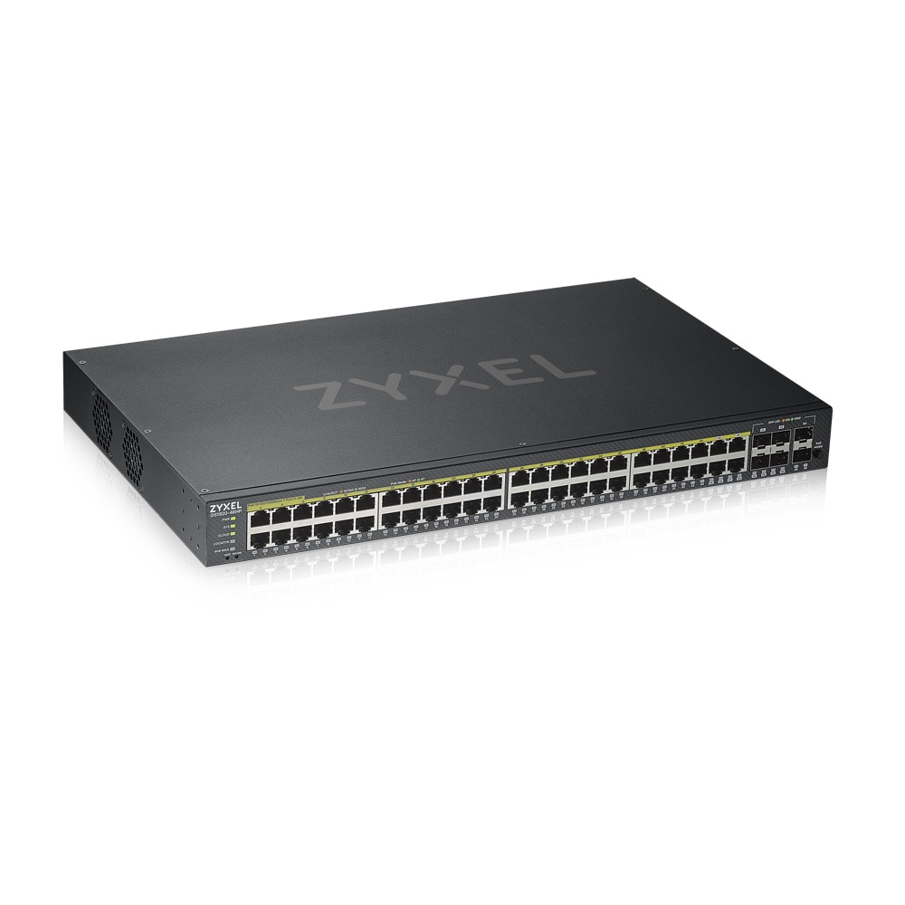 Zyxel GS1920-48HPv2 Conmutador Gigabit PoE gestionado inteligente de 52 puertos