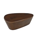 thumbnail of SIT Möbel Couchtisch | dreieckige Tischplatte | Mango massiv, braun | B 107 x T 78 x H 30 cm | 14786-30 | Serie RONDURA
