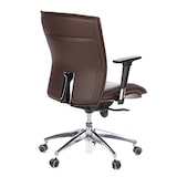 thumbnail of Bürostuhl / Chefsessel MURANO 10 Leder dunkelbraun hjh OFFICE