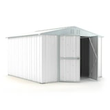 thumbnail of Casetta giardino Box attrezzi in Acciaio Zincato 327x307cm x h2.15m - 145KG - 10,04mq - BIANCO