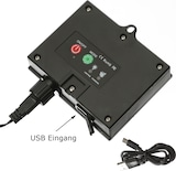 thumbnail of LED Solar Lichterkette bernstein 11m 8 Modi USB Garten Outdoor Außen