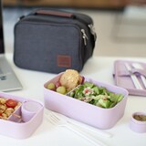 thumbnail of Bento Encastrable 1,5 l violet lavande -  150.00 cl Rectangulaire Plastique Umami 19.00x12.00 cm