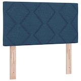 thumbnail of vidaXL Boxspringbett mit Matratze mit Kopfteil Blau 80 x 200 cm Stoff