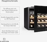 thumbnail of Klarstein Rhone 28 Uno Weinkühlschrank | 28 Flaschen | LED-Steuerung | Push-to-Open | leise Schwarz
