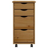 thumbnail of vidaXL Rollschrank mit Schubladen MOSS Honigbraun Massivholz Kiefer