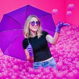 thumbnail of 1000 Nitras PROTECT 300 Nitrilhandschuhe | Gr. S | violett | Einweghandschuhe