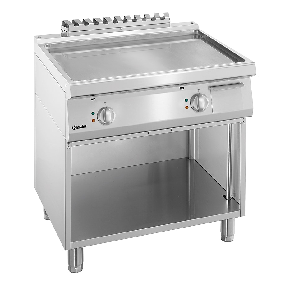 Bakplaat/Grillplaat | 700 B800 | Bakplaat Glad (b)720x(d)445mm | 10kW | 800x700x850(h)mm