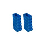 thumbnail of PROREGAL 10x Blaue Sichtlagerbox 4.0 | HxBxT 15x20x35cm | 7,2 Liter | Sichtlagerbehälter, Sichtlagerkasten, Sichtlagerkastensortiment