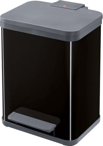 Tret-Mülltrenner Öko duo plus M schwarz, 2 x 9 Liter, herausnehmbare