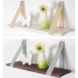 thumbnail of Wandregal | HxBxT 21x50x13cm | Hängeregal Regal | Shabby-Look | Vintage | Grau