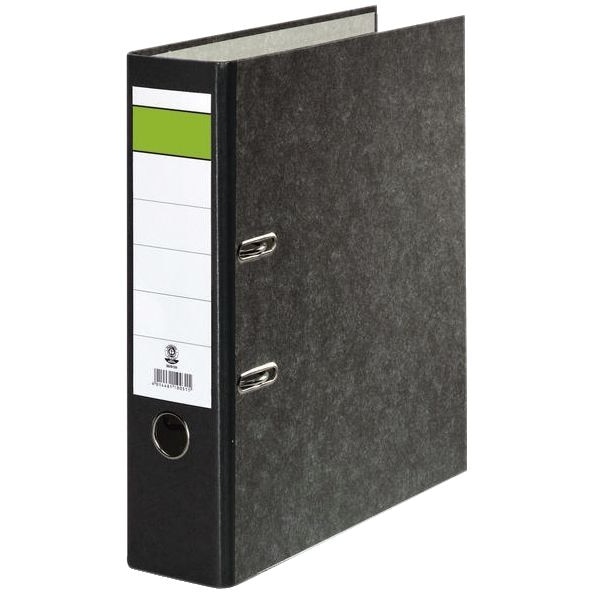 NEUTRAL 10 008 Neutral Ordner Wolkenmarmor - A4, 80 mm, schwarz