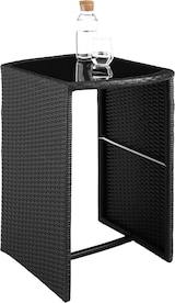 thumbnail of tectake Conjunto de ratán y aluminio Bistró Hamburgo  Negro