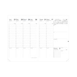 thumbnail of Quo Vadis - Agenda 16 mois - 2025-2026 - Planning SD - Semainier Planning - Club - Marron - sept à décembre - 18x24 cm - Papier Clairefontaine blanc