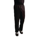 thumbnail of Pantalón de cocina mixto tratado con Teflón Easyfit negro XS