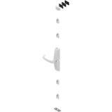 thumbnail of Crémone Dualis métal revêtu plastique mat blanc RAL 9010 2500 mm La Croisée DS