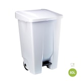 thumbnail of Contenedor de residuos con pedal Selectivo 80 litros. Color Blanco.