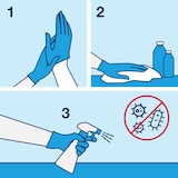 thumbnail of Tork Extra Starke Mehrzweck-Papierwischtücher Blau W1, 1 × 1.000 Blatt, 130070