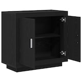 thumbnail of vidaXL Sideboard Schwarz Eiche 80x40x75 cm Holzwerkstoff