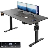 thumbnail of Elektrischer Schreibtisch 140x60x73-118cm schwarz