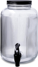 Cylindre Verre Borosilicaté Pour Réchaud Hot-Dog – 200 × 240 Mm, Résistant Chaleur, Transparent