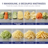 thumbnail of Louis tellier -  Mandoline inox professionnelle avec chariot -  3 & 10 mm -  20638CHB