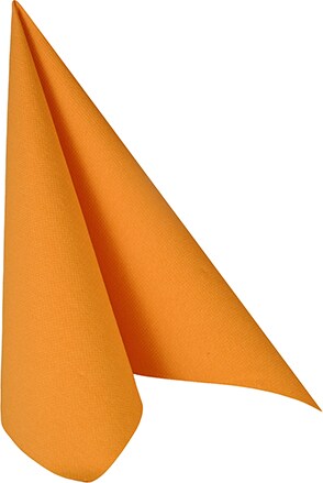 PAPSTAR 50 Servietten "ROYAL Collection" 1/4-Falz 33 cm x 33 cm orange