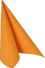 thumbnail of PAPSTAR 50 Servietten "ROYAL Collection" 1/4-Falz 33 cm x 33 cm orange
