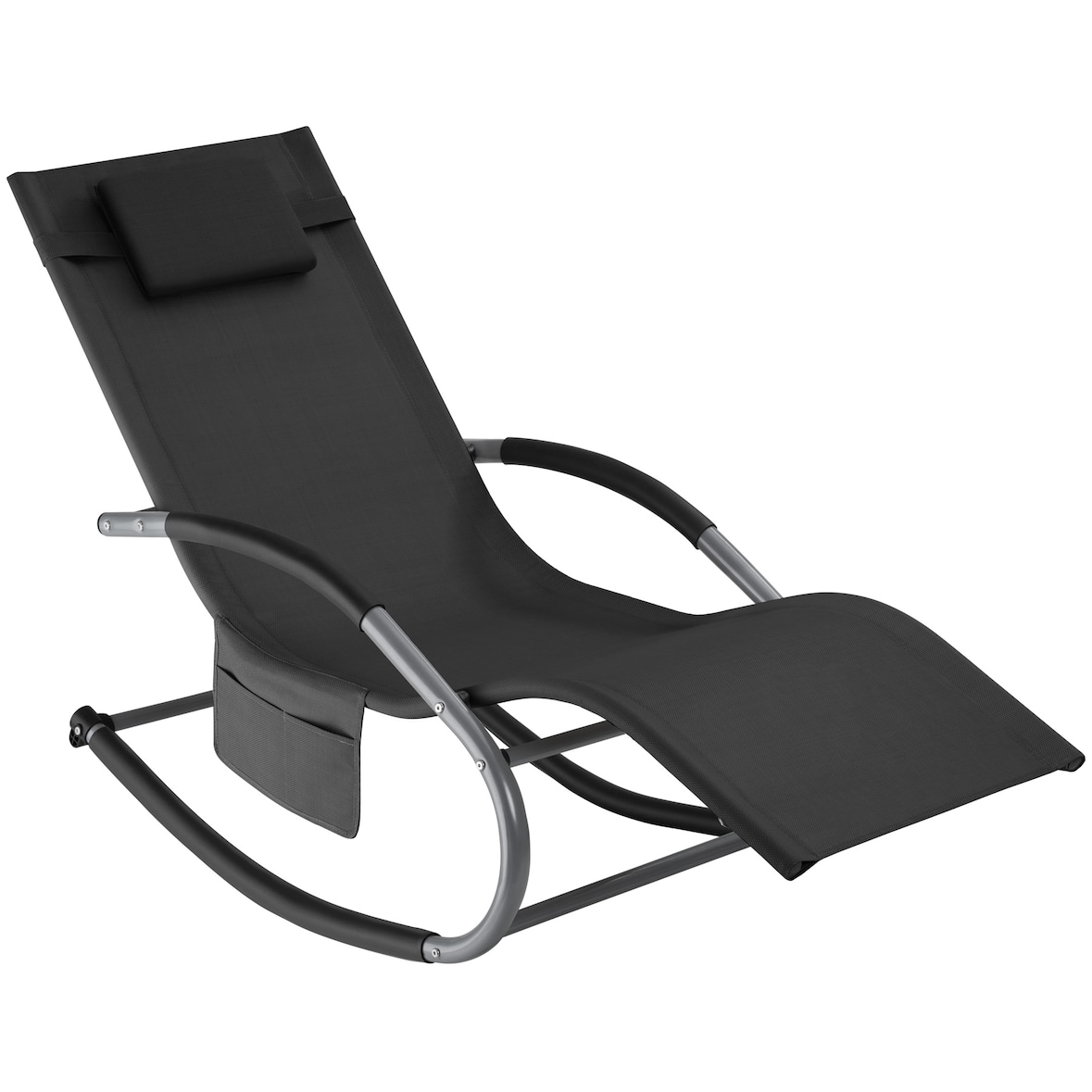 tectake lettino prendisole Taya, ergonomico, funzione a dondolo - 406170