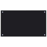 thumbnail of vidaXL Küchenrückwand Schwarz 70x40 cm Hartglas