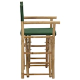 thumbnail of Chaises Pliables De Directeur Lot De 2 Vert Bambou Et Tissu