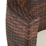 thumbnail of tectake Conjunto de ratán y aluminio Nizza  Negro/Marrón