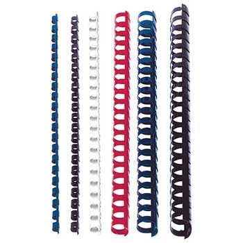 Anillas de encuadernación blancas (100 unidades - máx. 130 hojas)