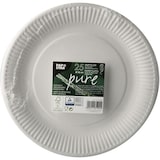 thumbnail of 14 X 25 Teller, Pappe "pure" rund Ø 26 cm weiss extra stark