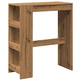 thumbnail of Table de bar avec étagères chêne artisanal bois d'ingénierie Modèle Boréal Stella Plus