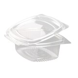 thumbnail of Nette 500 Verpackungsbecher 750ml mit Klappdeckel rPET oval