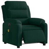 thumbnail of vidaXL Massagesessel Elektrisch Dunkelgrün Samt