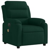 thumbnail of vidaXL Massagesessel Elektrisch Dunkelgrün Samt