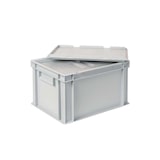 thumbnail of Set, 6x EPS Thermobox 10,4 Liter in Eurobox 400x300 mm grau mit Auflagedeckel