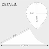 thumbnail of PAPSTAR 500 Fingerfood - Spitztüten, Holz "pure" Ø 6,5 cm · 12,5 cm