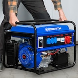 thumbnail of EBERTH 5500W Stromerzeuger, Notstromaggregat mit E-Start, 13PS Benzinmotor, 400V/230V/12V Anschlüssen, AVR & Ölmangelsicherung