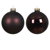 thumbnail of 24 Weihnachtskugeln Glas 2,5cm matt & glänzend Mini Christbaumkugeln Weihnachtsbaumkugeln Christbaumschmuck Weihnachtsbaumschmuck Schwarze Trüffel