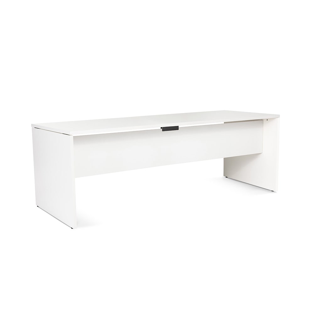 Rocada mesa de oficina serie work 200x80 blanco / blanco