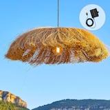 thumbnail of Lumisky HAVANA Solar-Pendelleuchte, 75 cm Durchmesser, 5 m Länge Seegras Beige