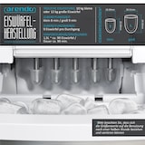 thumbnail of Arendo Eiswürfelmaschine 120 Watt mit 1,5 Liter Wassertank Eiswürfelbereiter, Ice Cube Maker, Eiswürfel in 8 - 9 Minuten, 10 - 12 kg / 24 h, leise