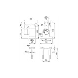 thumbnail of Butoir de sol série lourde caoutchouc argent Ø150x115 mm KWS