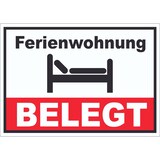thumbnail of Ferienwohnung BELEGT Aufkleber A7 (74x105mm)