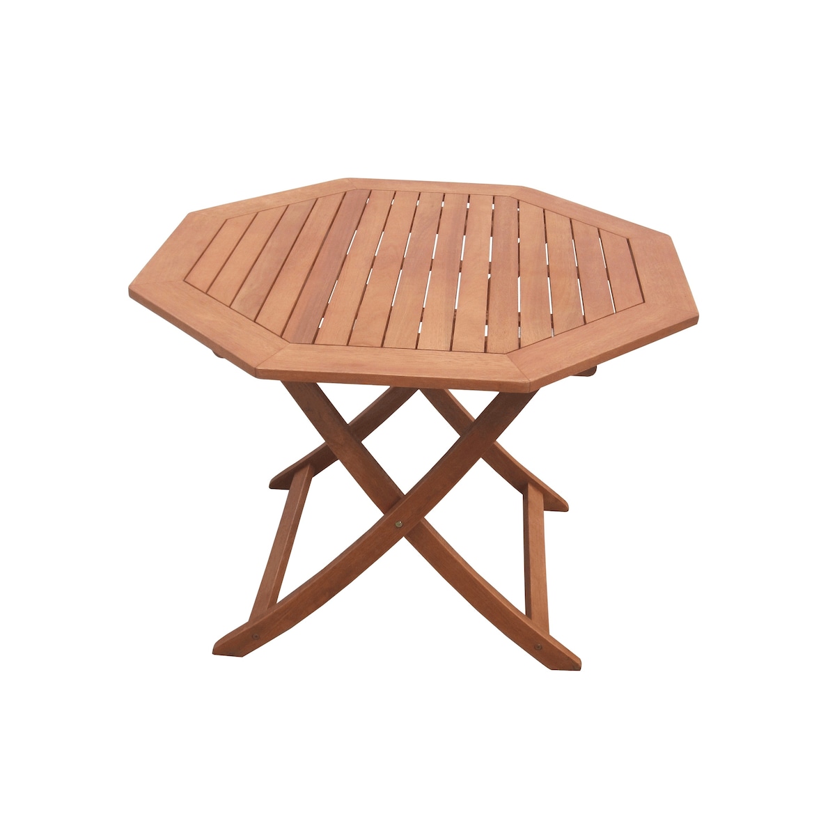 Merxx Klapptisch achteckig. Ø 110 cm Eukalyptusholz