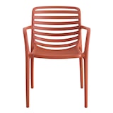 thumbnail of METRO PROFESSIONAL Cadeira de exterior empilhável Elaria, com braços, plástico, terracota